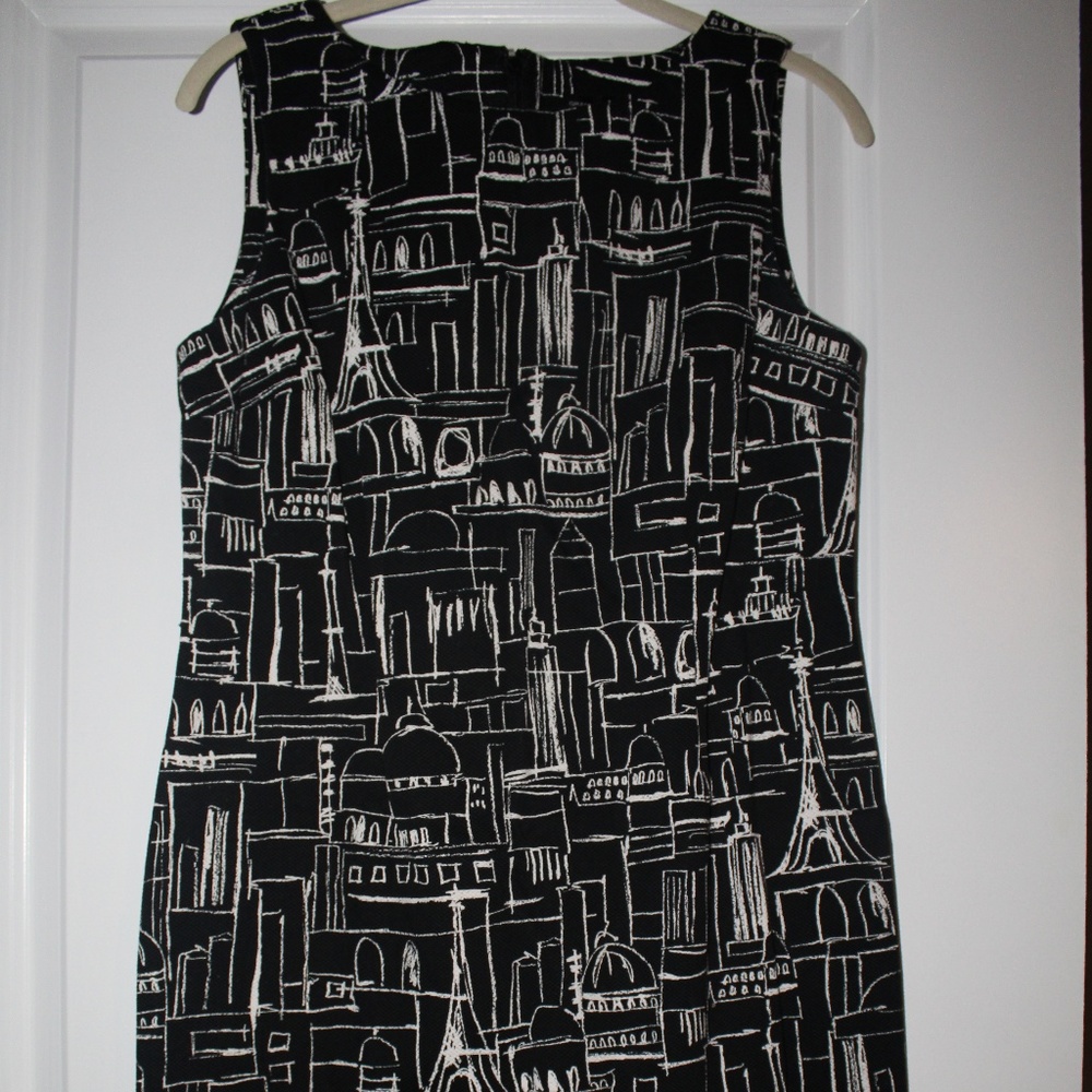 Black and white dress